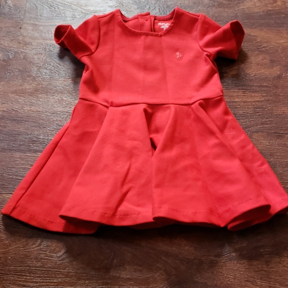 Toddler red dress